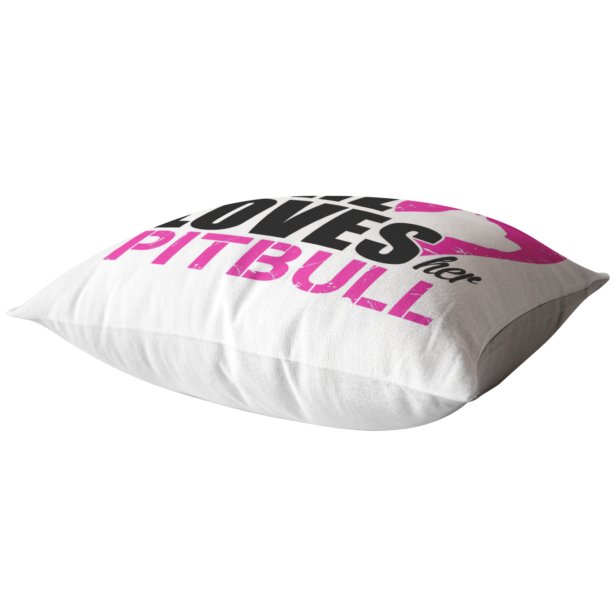 This Girl Loves her Pitbull - Pillow
