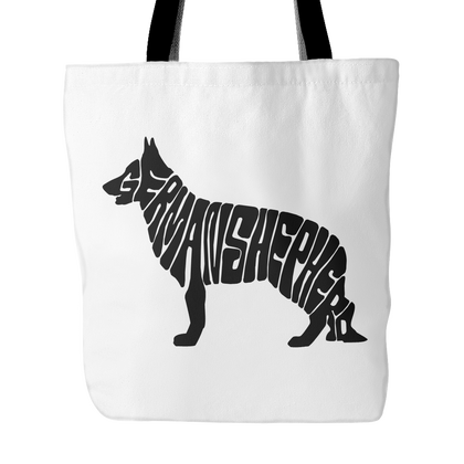 FunkyShirty German Shepherd Dog - Tote Bag  Tote Bags - FunkyShirty