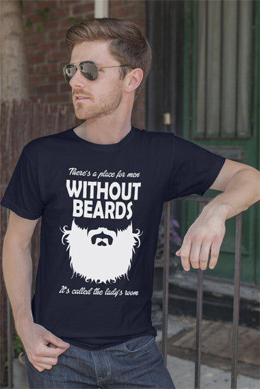 FunkyShirty Without Beards (Men)  Creative Design - FunkyShirty