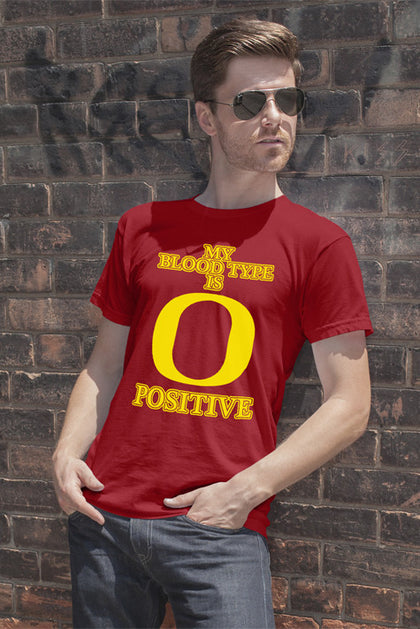 FunkyShirty My Blood Type is O Positive (Men)  Creative Design - FunkyShirty