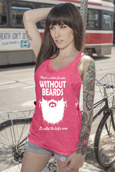 FunkyShirty Without Beards (Women)  Creative Design - FunkyShirty