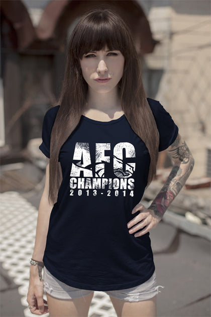 FunkyShirty AFC Champion 2013-2014 (Women)  Creative Design - FunkyShirty