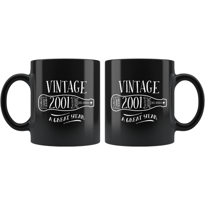 Vintage 2001 - Black Mug