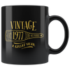 Vintage 1977 - Black Mug