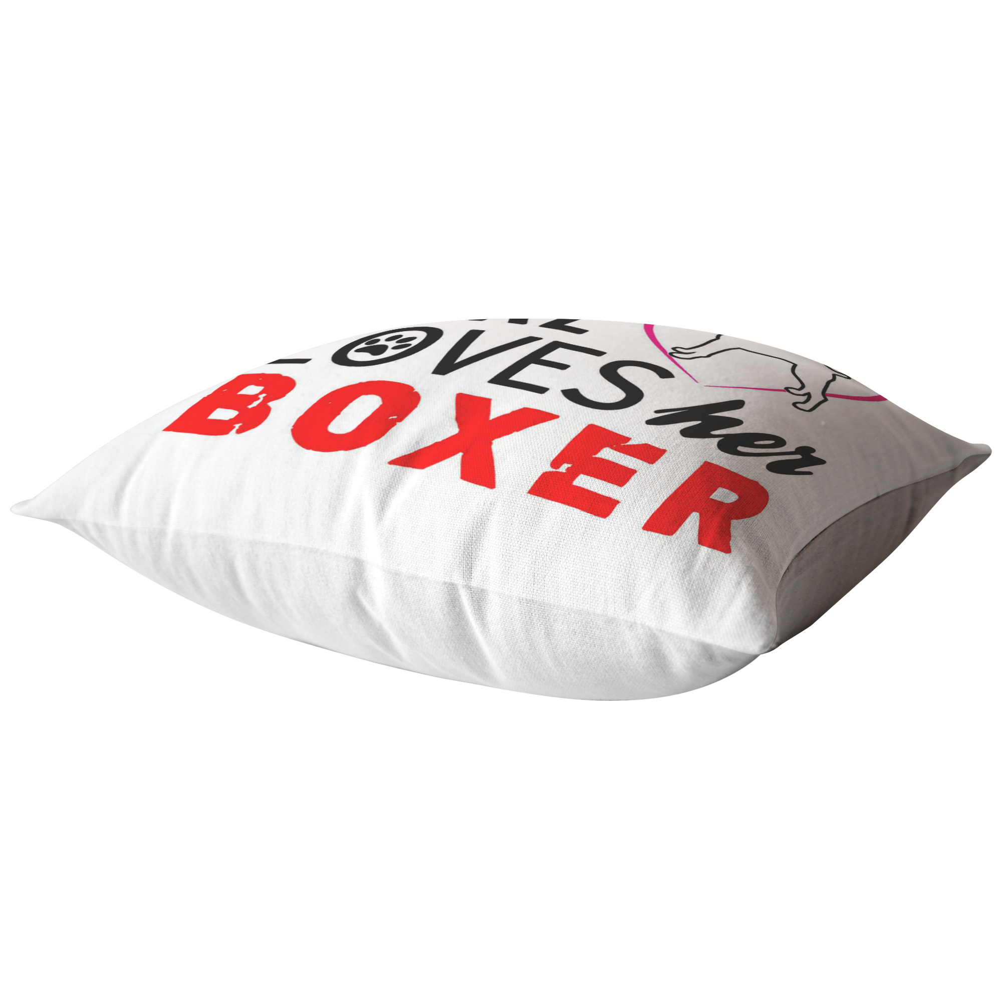 This Girl Loves her BOXER - Pillow