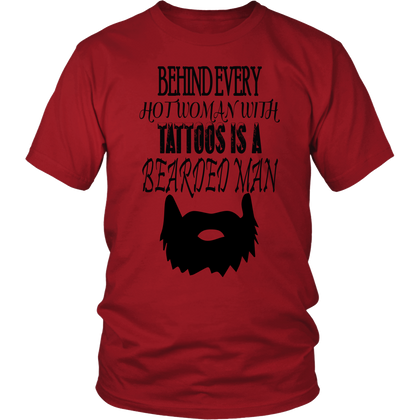 FunkyShirty Tattoos is a Bearded Man  Creative Design - FunkyShirty