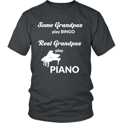FunkyShirty Some Grandpas Play Bingo Real Grandpas Play Bingo (Men)  Creative Design - FunkyShirty