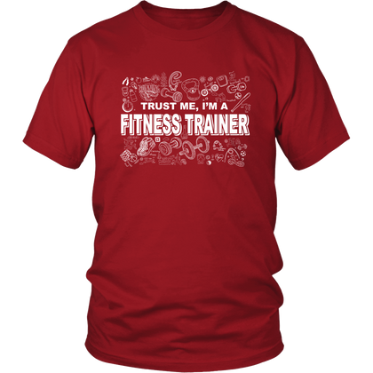 FunkyShirty Trust me Im a Fitness Trainer (MEN)  Creative Design - FunkyShirty
