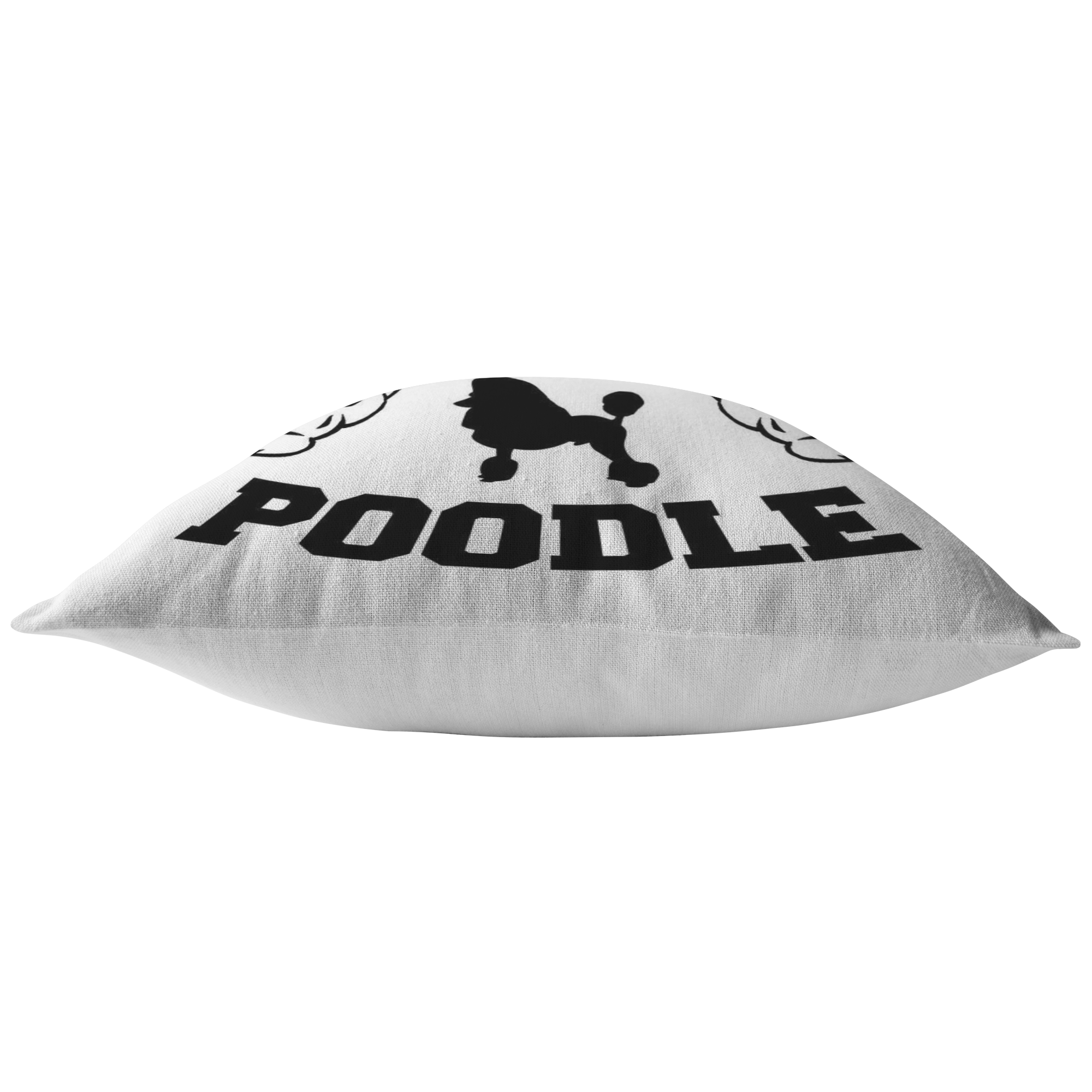 This girl loves her poodle - Pillow