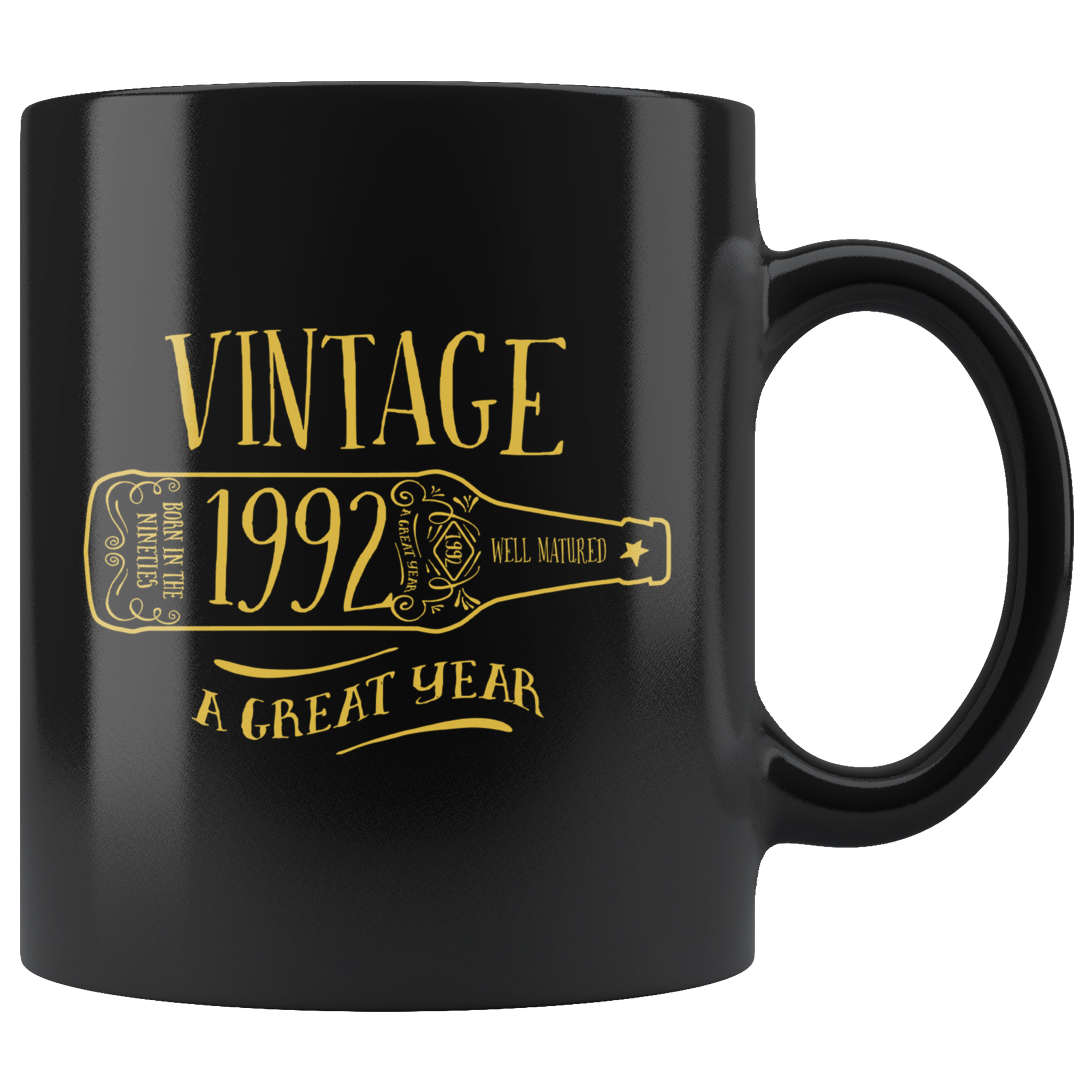 Vintage 1992 - Black Mug
