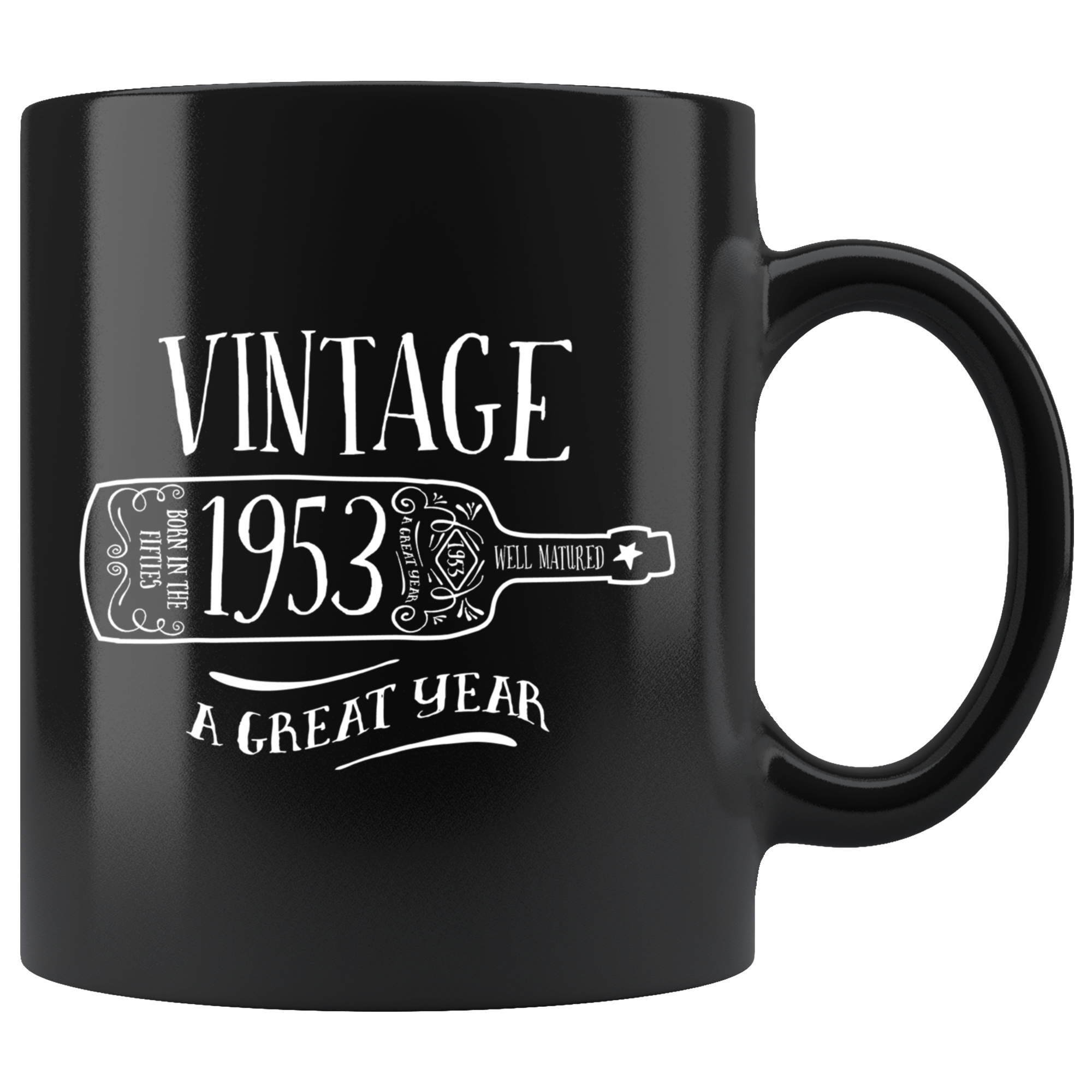 Vintage 1953 - Black Mug
