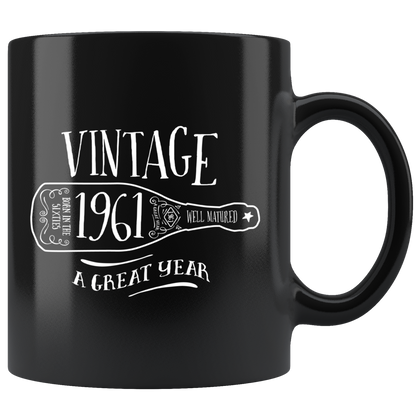 Vintage 1961 - Black Mug