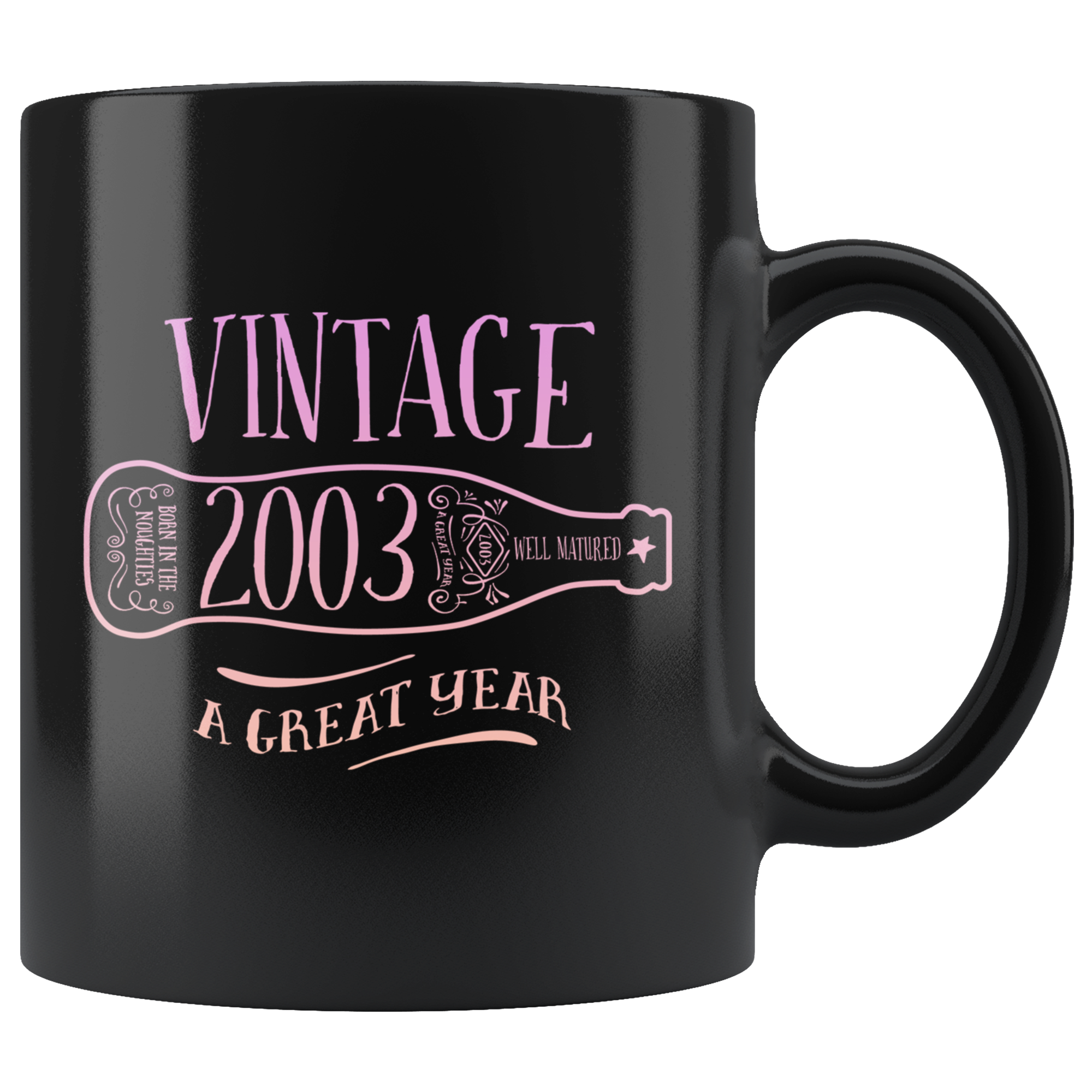 Vintage 2003 - Black Mug