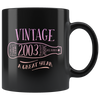 Vintage 2003 - Black Mug