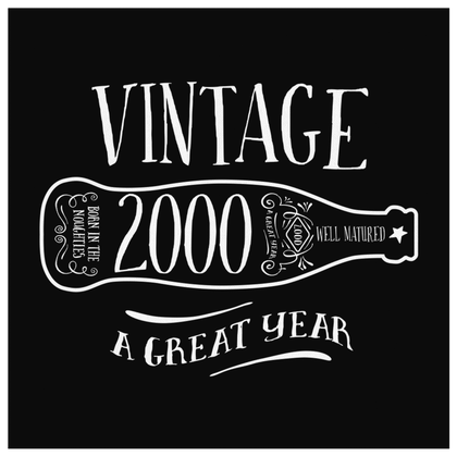 Vintage 2000 - Canvas Wrap