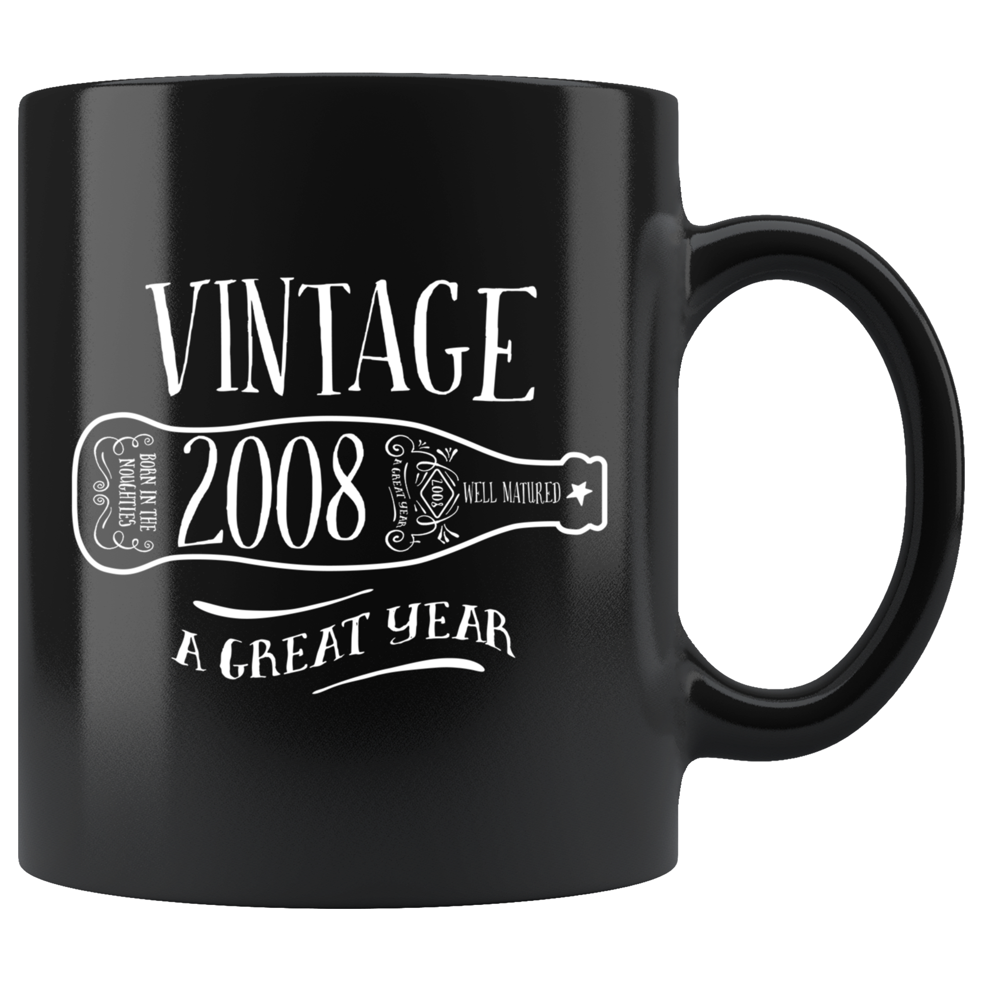 Vintage 2008 - Black Mug
