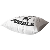 This girl loves her poodle - Pillow