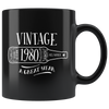 Vintage 1980 - Black Mug