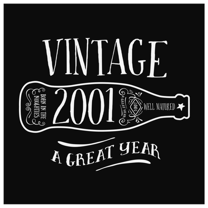 Vintage 2001 - Canvas Wrap