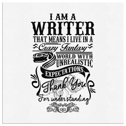 I am A Writer - Canvas Wall Art