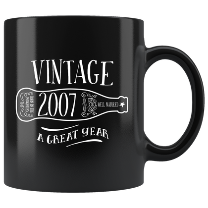 Vintage 2007 - Black Mug