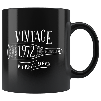 Vintage 1972 - Black Mug