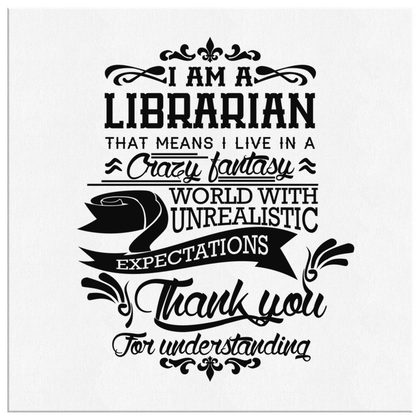 I am a Librarian - Canvas Wrap
