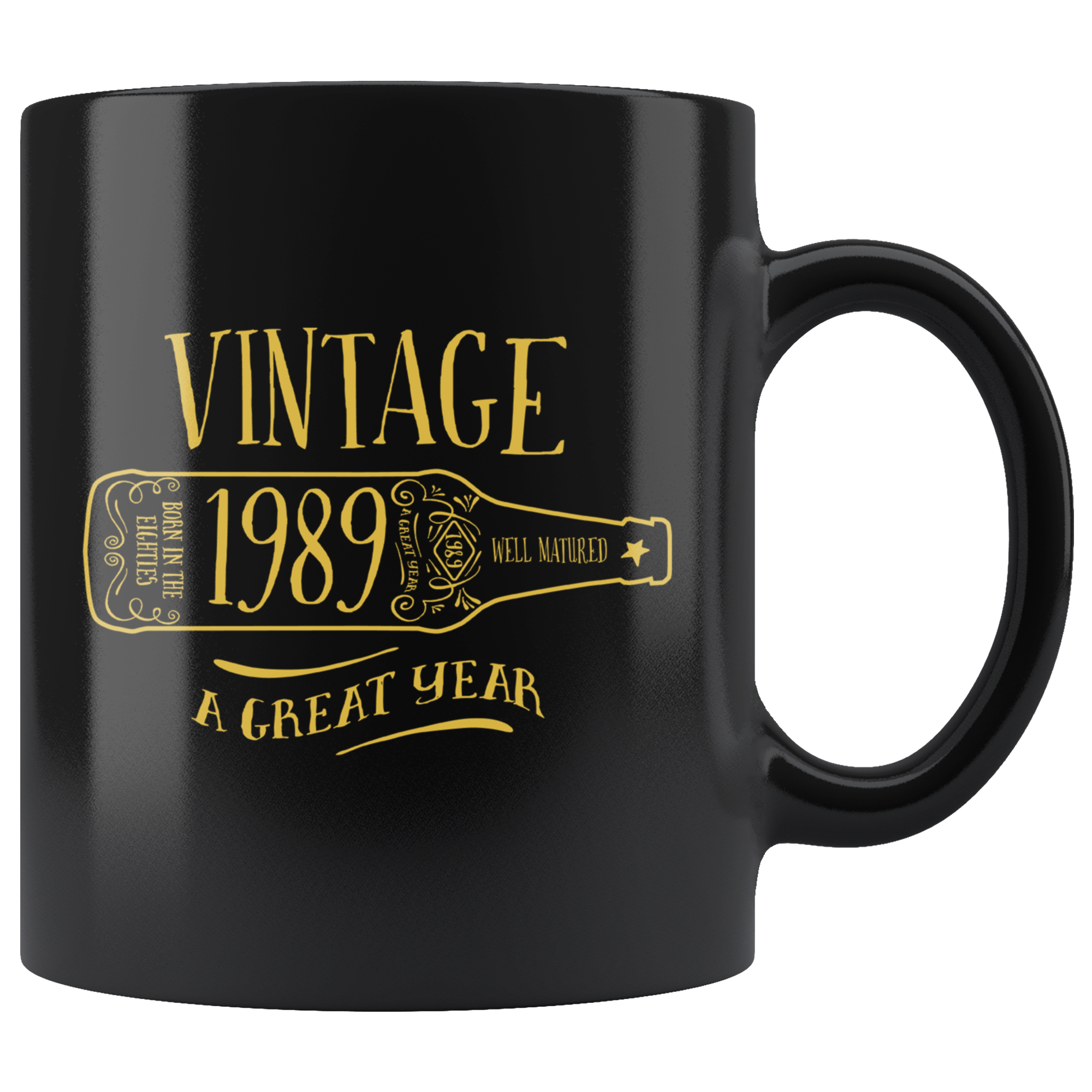Vintage 1989 - Black Mug