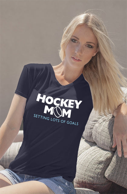 FunkyShirty Hockey Mom  Hockey Mom - FunkyShirty