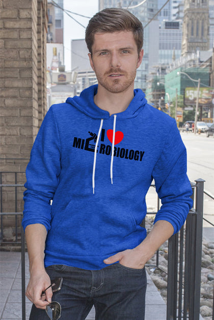 FunkyShirty I Love Microbiology (Men)  Creative Design - FunkyShirty
