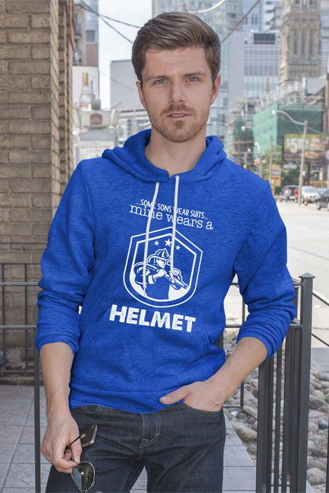 Some Sons Wear Suits mine wears a Helmet (Men)