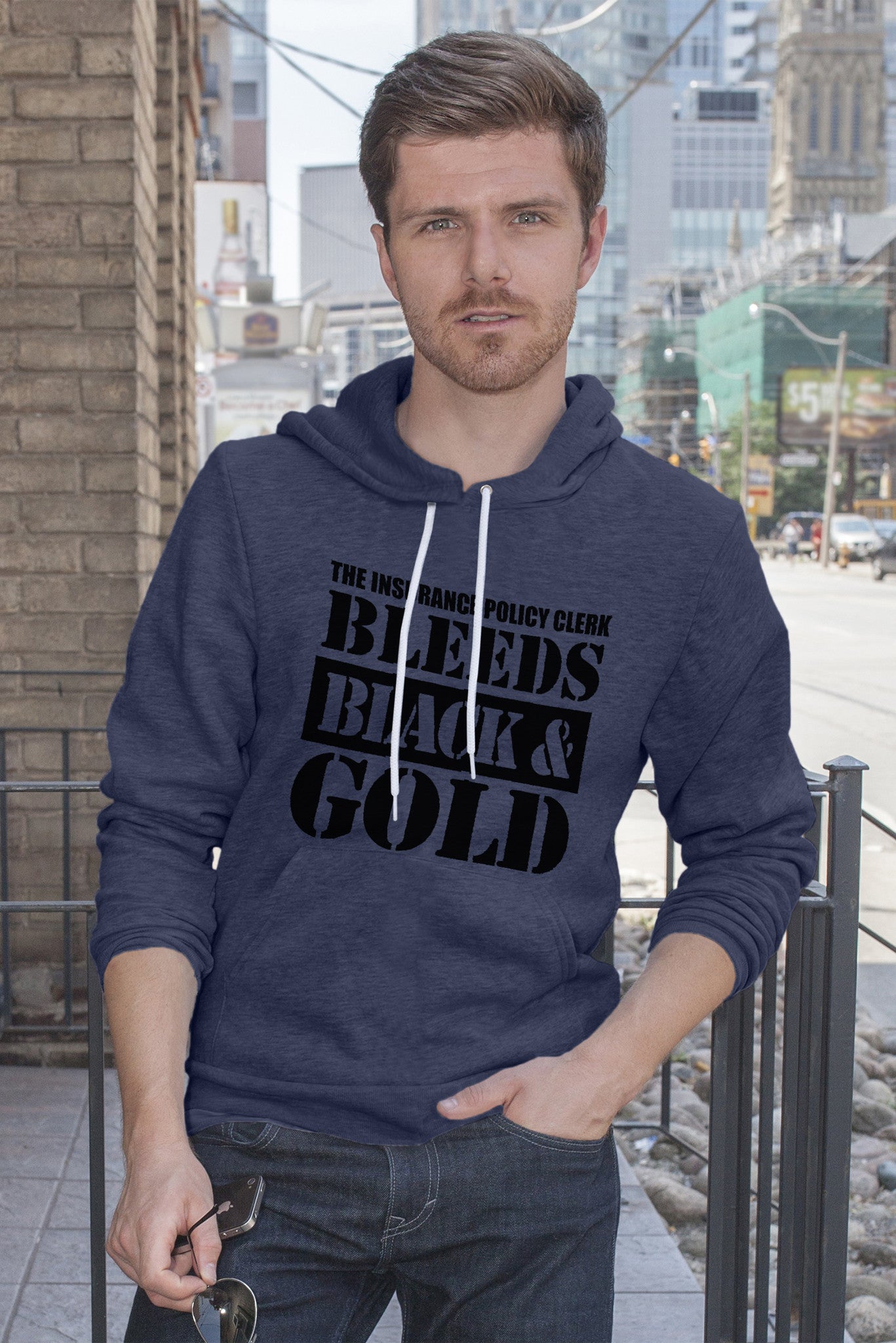 Bleeds Black and Gold (Men)