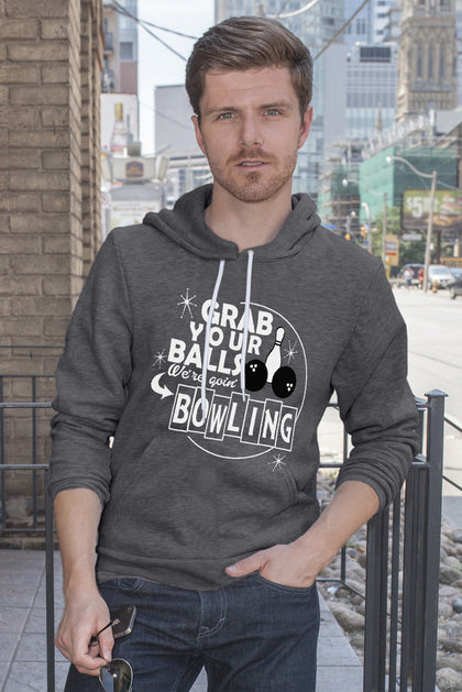 FunkyShirty Grab Your Balls Where goin'Bowling Men)  Creative Design - FunkyShirty