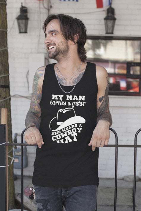 My Man Carries a Guitar and wears a Cowboy Hat (Men)