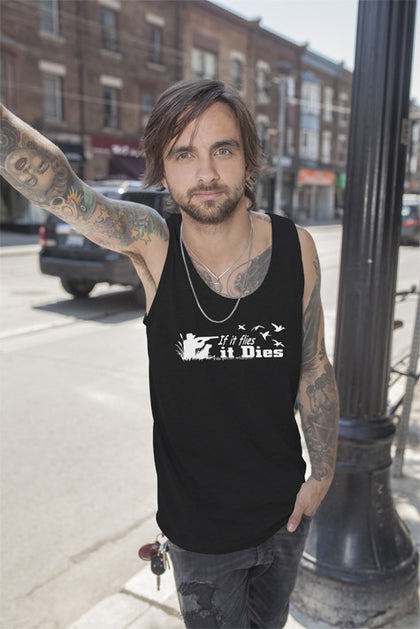 FunkyShirty If it flies it Dies (Men)  Creative Design - FunkyShirty
