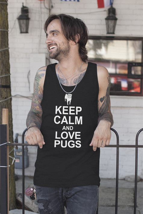 Keep Calm and Love Pugs (Men)