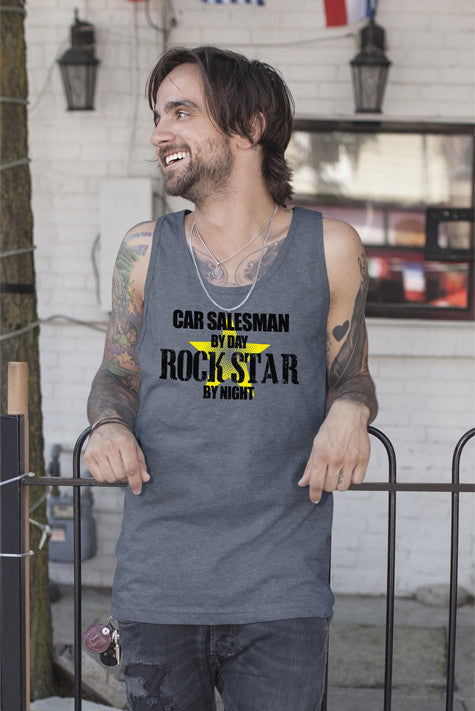 Car Salesman by Day Rockstar by Night (Men)