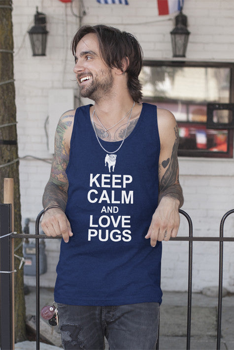 Keep Calm and Love Pugs (Men)