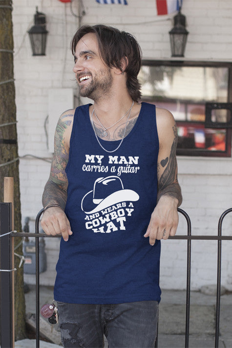 My Man Carries a Guitar and wears a Cowboy Hat (Men)