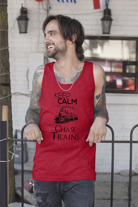 Keep Calm and Chase Trains (Men)