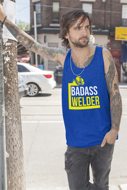 FunkyShirty Badass Welder (Men)  Creative Design - FunkyShirty