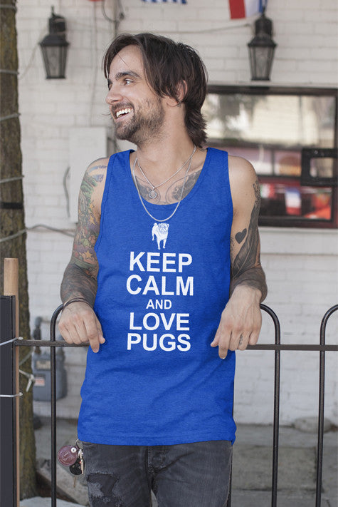 Keep Calm and Love Pugs (Men)