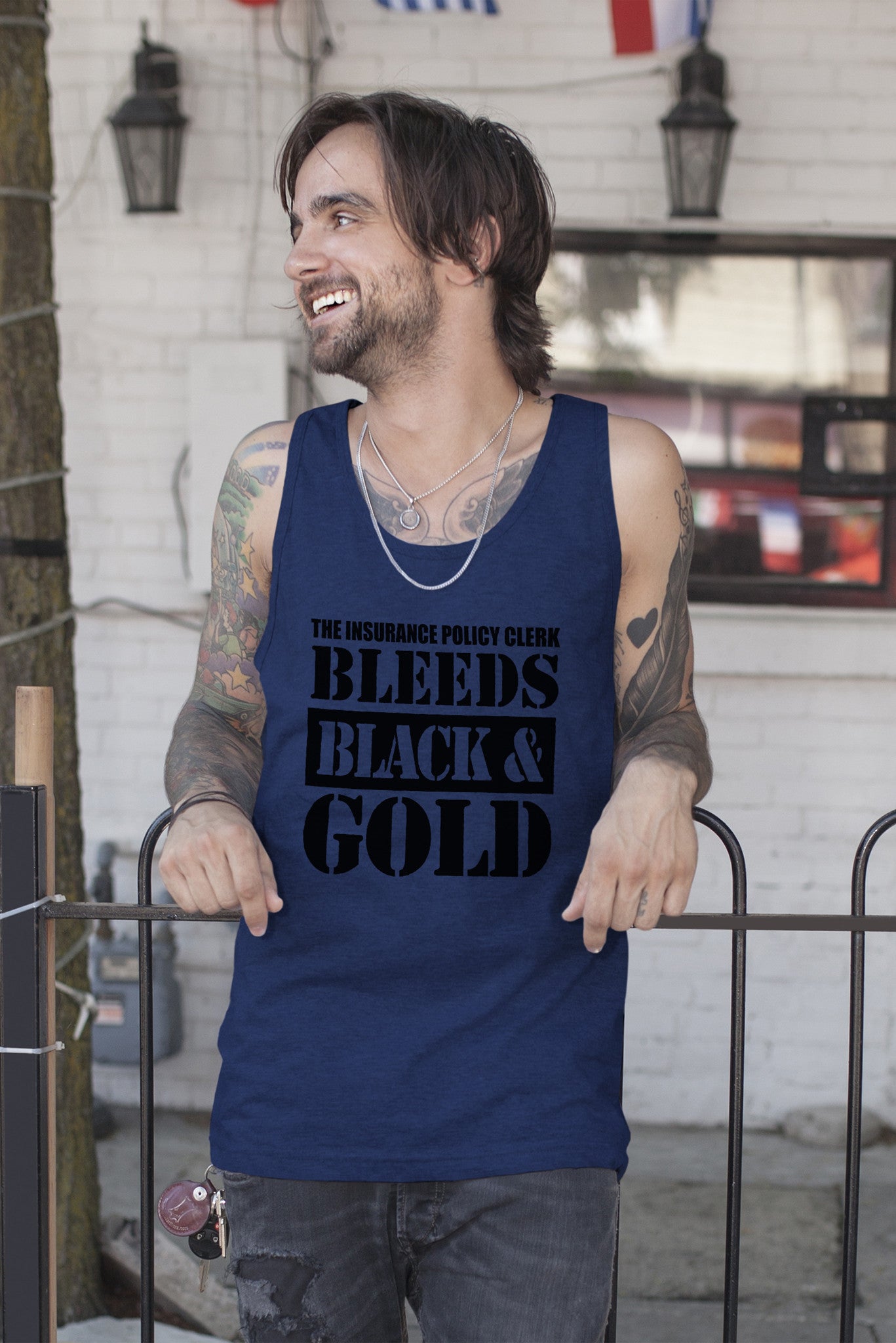 Bleeds Black and Gold (Men)