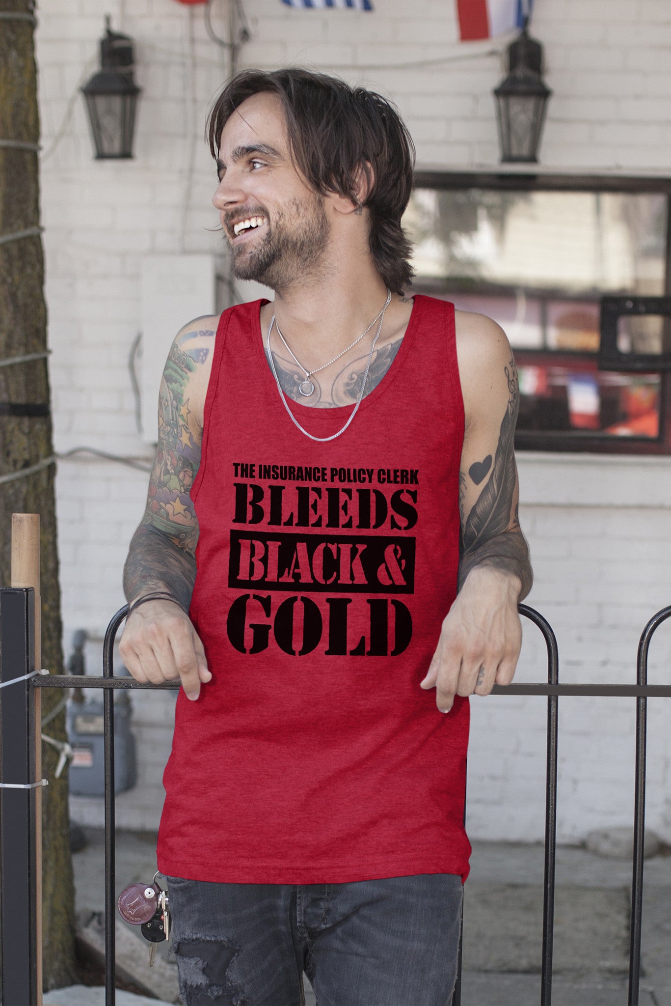 Bleeds Black and Gold (Men)