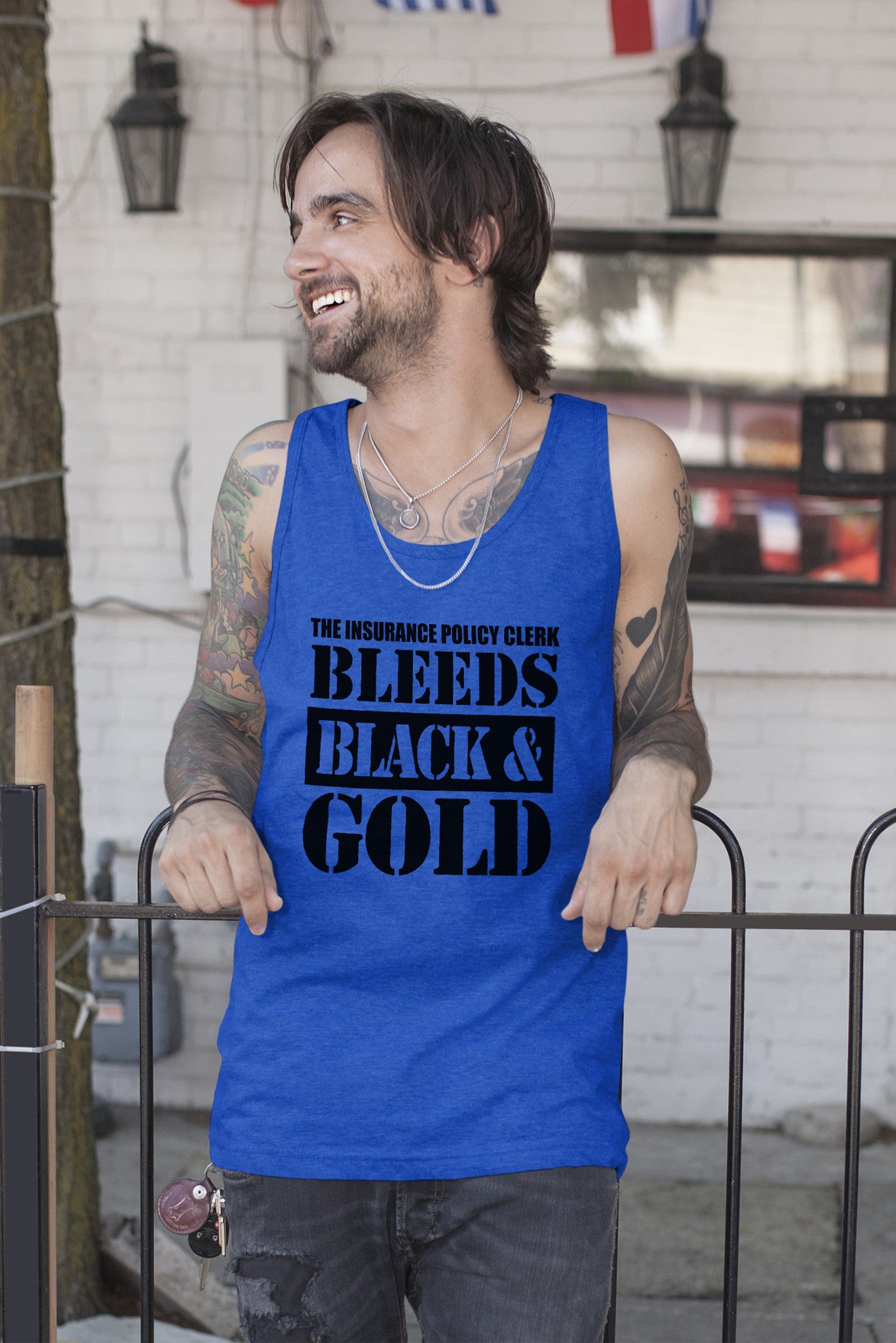 Bleeds Black and Gold (Men)