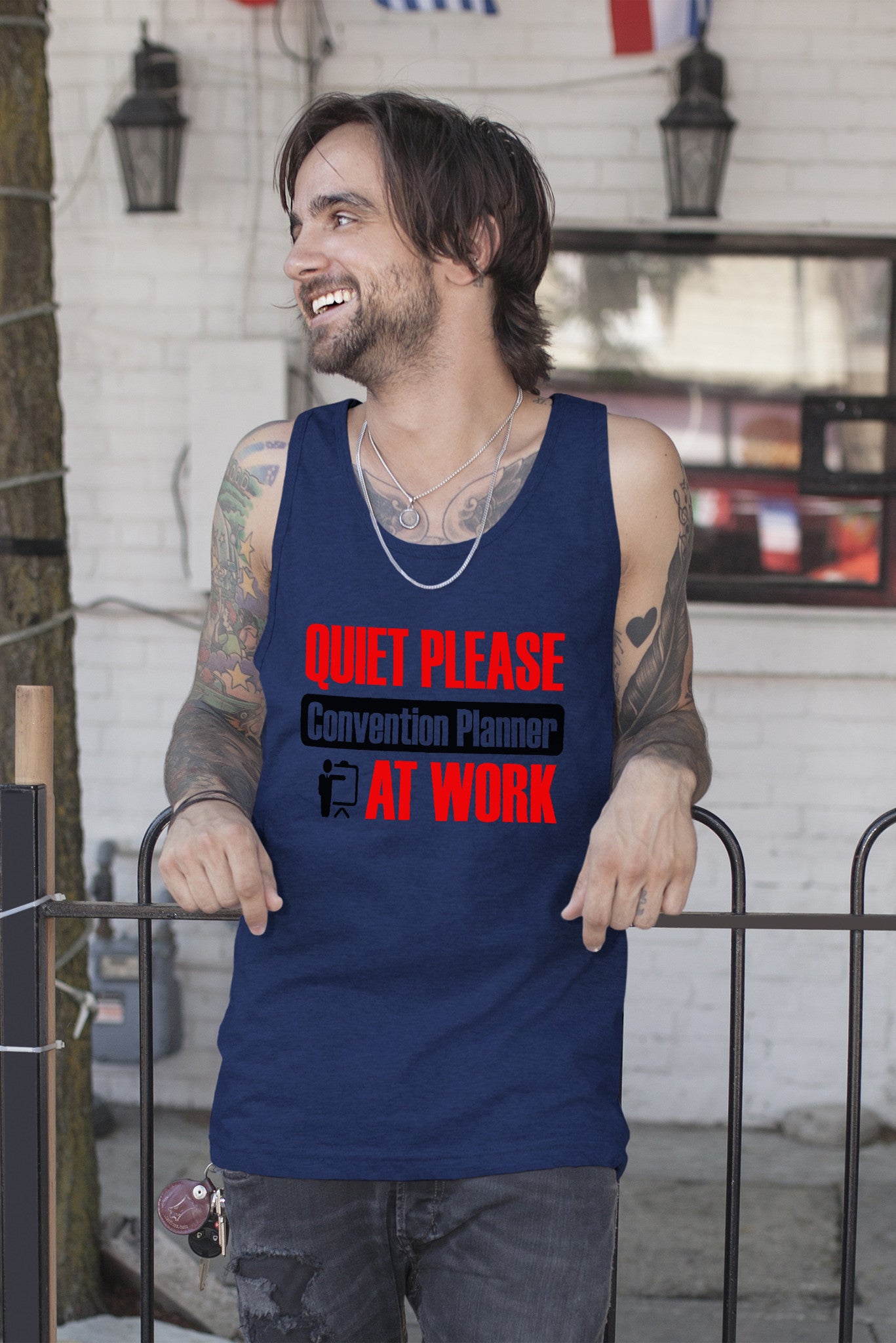 Quiet Please Convention Planner at Work (Men)
