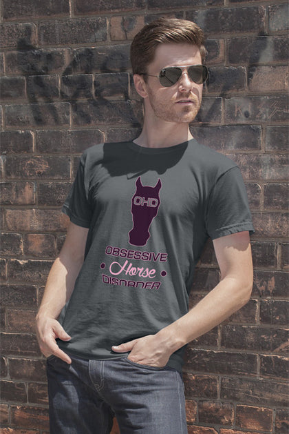 FunkyShirty Obsessive Horse Disorder (Men)  Creative Design - FunkyShirty