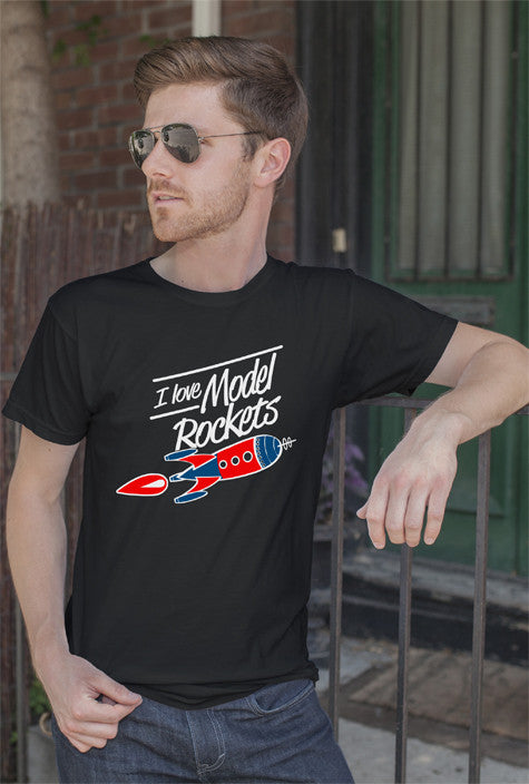 I Love Model Rockets (Men)