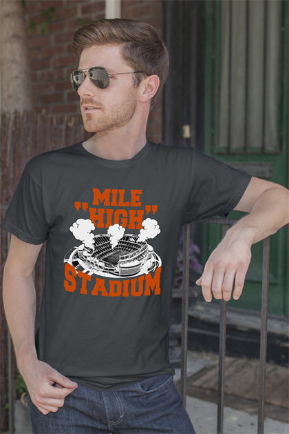 FunkyShirty Mile High Stadium (Men)  Creative Design - FunkyShirty