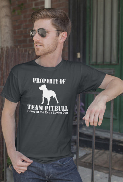 FunkyShirty Property of Team Pitbull (Men)  Creative Design - FunkyShirty